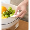 Fruits Vegetables Washing Basket Double Layer Quick Water Drainage Kitchen