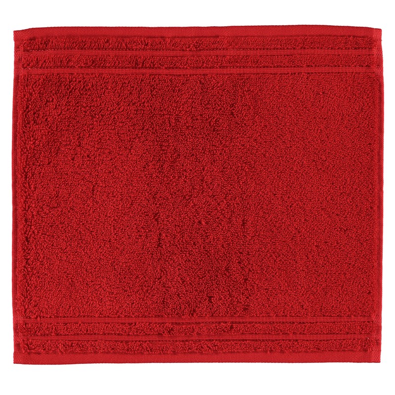 Vossen Face cloth red size 30x30 cm