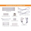 BLACK+DECKER LED Under Cabinet Lighting Kit, 3-Bars, 9 Inches Each,