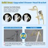Hibbent All Metal cUPC Certified Shower Head, 10'' High Pressure
