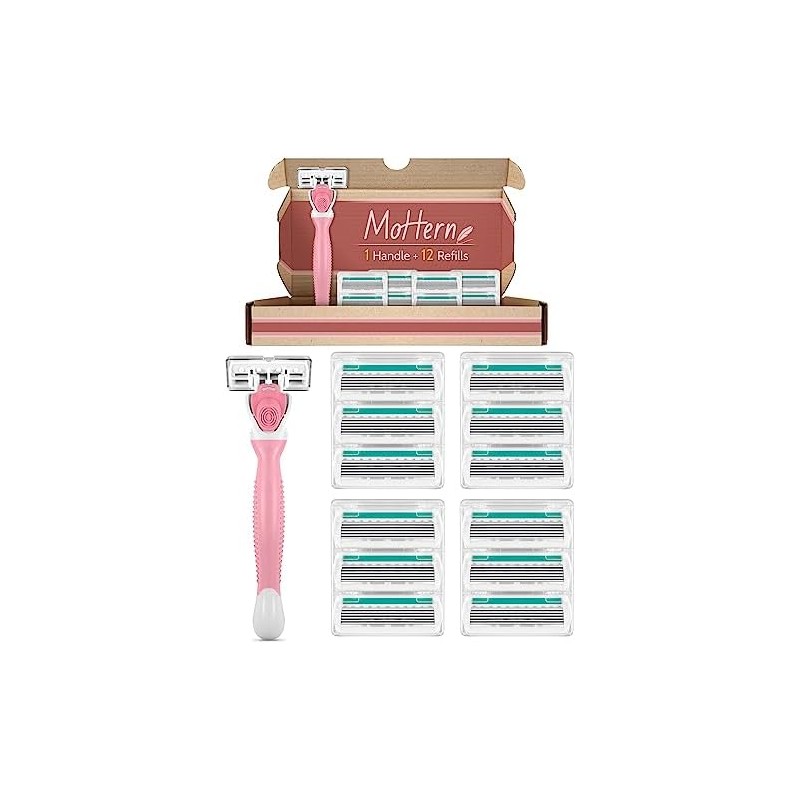 MOHERN Maquinillas de Afeitar para Mujeres con Piel Sensible, 6