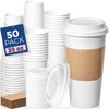 Fit Meal Prep 50 Pack 20 oz Disposable Coffee Cups