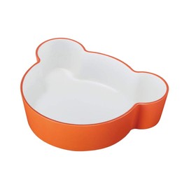 tak Kids Dish Bowl Bear S Orange 4.3 x 5.4 x 1.4 inches (11 x 13.8 x 3.5 cm) Kids Bowl JTN-0130-OR