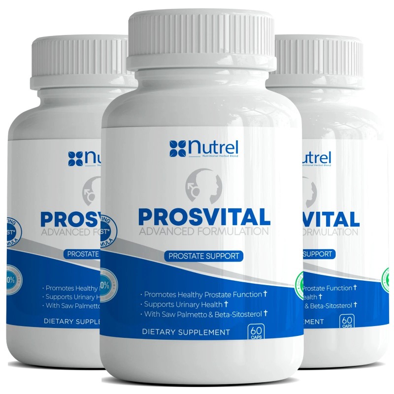 NaturalVita 2 PROSVITAL Support Formula Supplement Beta Sitosterol Saw Palmetto