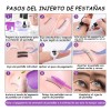 Kit de Extensiones de Pestañas con Herramientas, Curvatura D y