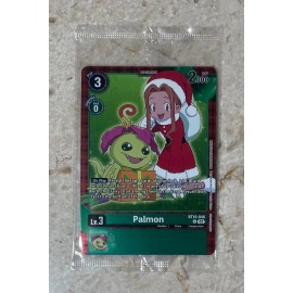 Digimon Winter Holiday Kit 2024 Participant Pack Palmon Gomamon Biyomon Alt Art