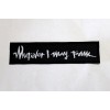 Metallica Patch Iron/Sew on "Wherever I May Roam" Embroidered Megadeth