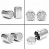 (Set of 2) Dredge Shakers 10 oz, Stainless Steel Spice