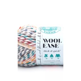 Lion Brand (3 Pack) Lion Brand Yarn 640-154D Wool-Ease Thick & Quick Bulky Yarn, GreyMarble