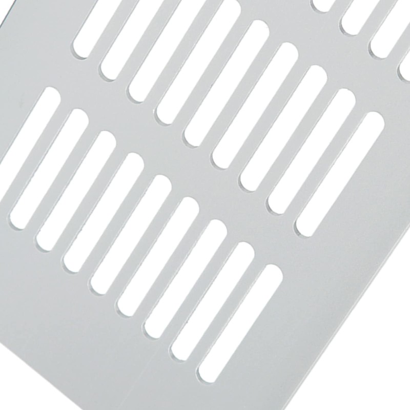 Cabinet Air Vent Grille Silver Rectangle Heat Dissipation Ventilation Grill