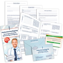 RNK 2895 Patient's Will Documents C5 with Registration Form for Germany's Central Register of Lasting Powers of Attorney [German Language]