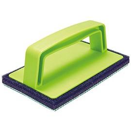 Azuma Industries TK Brushing Sponge for Entrance Tiles, Main Body, Green, Porch Cleaning, Exterior Wall Cleaning, Hand Brush, Azma Brush