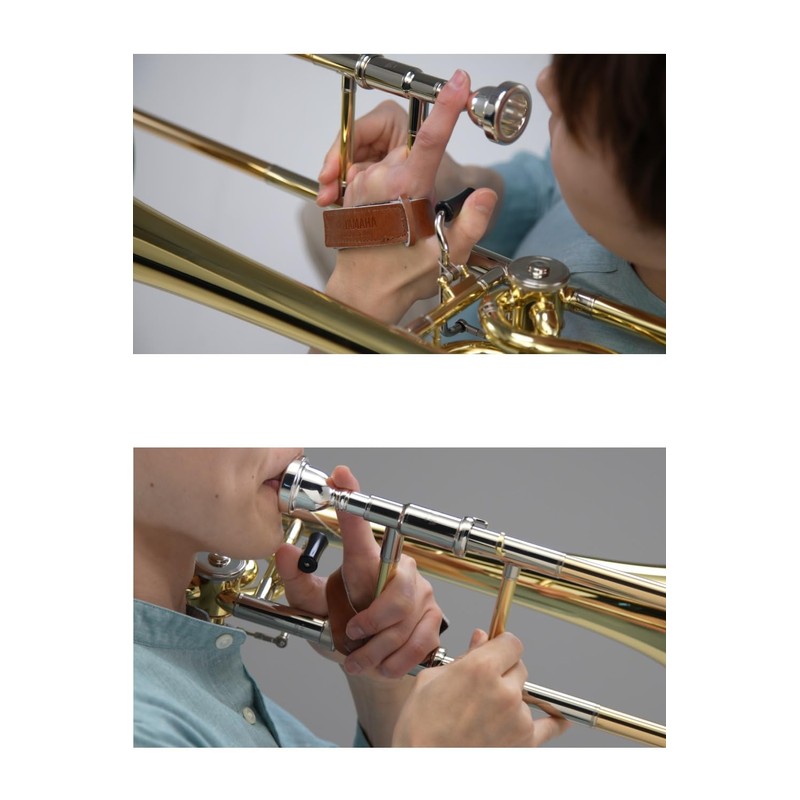 Yamaha TBHS2 Trombone Hand Supporter, Improves Posture, Maneuverability, Cowhide Leather,