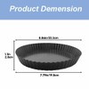 HGKOL Quiche Pan with Loose Base Pie Dish Nonstick Round