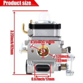 Yingshop Carburetor Carb Compatible for Echo PB500 PB500T PB500H EB508RT A021001641 A021001642 Walbro WLA-1 Backpack Blower PB-500 PB-500H PB-500T EB508RT