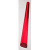 3/4" Diameter x 18" Long RED Clear Translucent Extruded Acrylic
