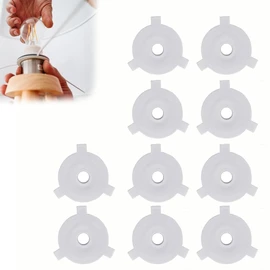 Ebrima 10Pcs Lamp Shade Reducer Rings, Lampshade Reducing Ring Converter Light Shade Replacement, Lamp Rings Accessories Converter Adapter, E27 to 11mm