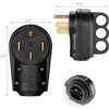 Miady 50AMP RV Replacement Male Plug with Easy Unplug Design,