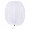 2-Pack White PE Garden Netting with Drawstring, Protective Mesh Covers