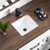 14 Inch Undermount Bathroom Sink Rectangle Small Undermount Sink White