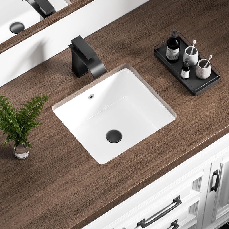 14 Inch Undermount Bathroom Sink Rectangle Small Undermount Sink White