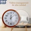Rm Regalomex Reloj Análogo De Pared Plástico Con Cuarzo