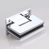 NovaNectar Brass Glass Door Hinge,90 Degree Heavy Duty Short Back