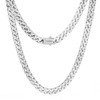 OUMI Miami Cuban Chain Necklace for Men/Women,316L Stainless Steel 5/7MM