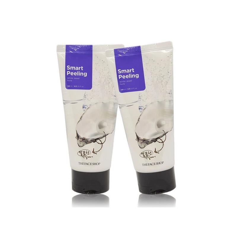 The Face Shop Smart Peeling White Jewel 120ml+120ml/each / 더페이스샵