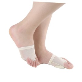 TOVINANNA 3 Pairs Adjust Foot Pad Toe Separators Socks for Dance Ball of Foot Cushion for Size Xl