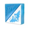 Fracture Wings Skateboard Wax, blue