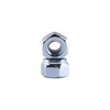 SBRRAIL 1/2-13 Inch Hex Nuts Inserted Nylon Small Hardware Self