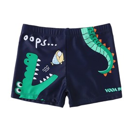 NautySaurs Boys Swimming Trunks 2-11 Years Baby Boys Swimwear Kids Swimming Shorts with Cartoon Dinosaur, Set 2