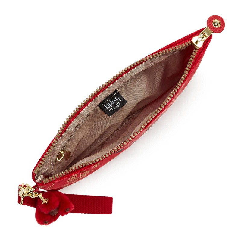 Kipling womens Zao Chinese New Year Wristlet, tango red, One