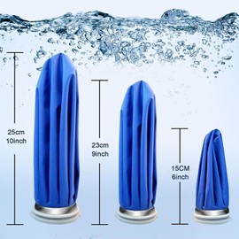 Bolsa de Hielo Terapia, Compresa para Frío o Agua Caliente, Bolsas de Frío y Calor,Bolsa de Hielo Reutilizable para Aliviar Dolores Musculares, Aliviar Eficazmente la Presión en los Ojos y la Cabeza