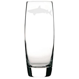 Shark Engraved Hi-Ball Glass, Gift for Women, Gift for Men