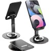 Base para Celular, Soporte para Telefono, Porta Celular Escritorio Plegable