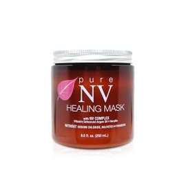 Pure NV Healing Mask Deep Conditioner Hair Mask To Revitalize & Soften Hair, Made From Natural Vitamins & Minerals, Keratin, Collagen & Argan Oil Infused To Repair, Restore & Strengthen 8.5 Oz