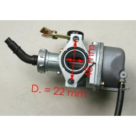 FANCY SCOOTERS Apollo Blazer 9 & 9DX 125cc, ATV - Quad Carburetor with Cable Choke PZ22