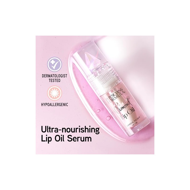 Physicians Formula Lip Oil Mineral Wear Pink Diamond Gloss