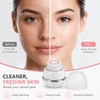 Rechargeable Facial Cleansing Brush with 3 Vibration Modes and Interchangeable