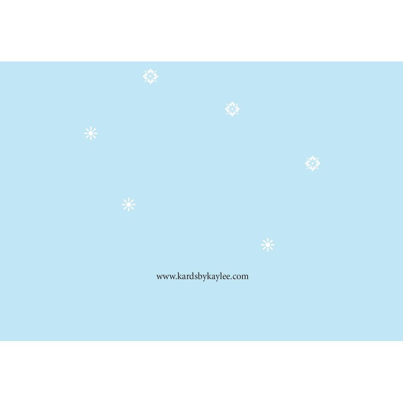 Christmas Card for my Parcel driver from Kards by Kaylee