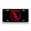 SignsAndTagsOnline.com Black And Red Lightning Flash License Plate