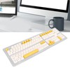 Keyboard Keycaps Bee Milk Subject PBT Material OEM Height Dye