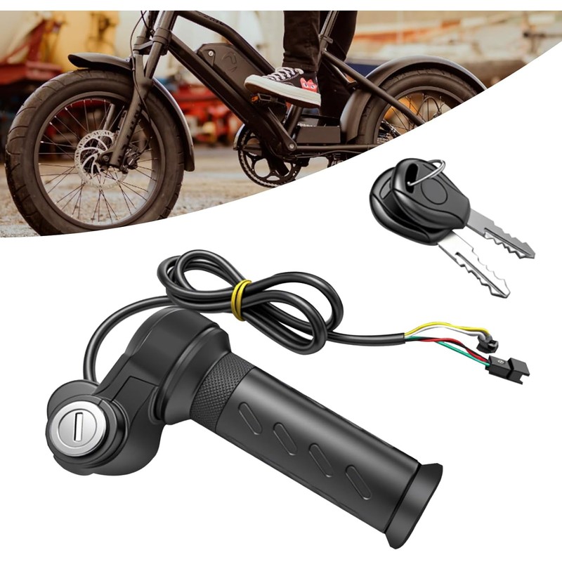 Full Twist Throttle for Ridstar Q20, 3-Pin Ebike Twist Throttle