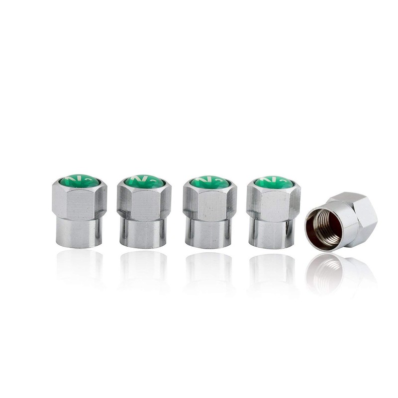 GODESON Pack of 20 Chrome Plated Brass Tire Valve Stem