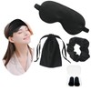 JK Home JK Home Silk Eye Mask Travel Set with