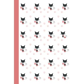  Journal: Baby Cat Sitting on a Heart 6x9 - LINED JOURNAL - Writing journal with blank lined pages