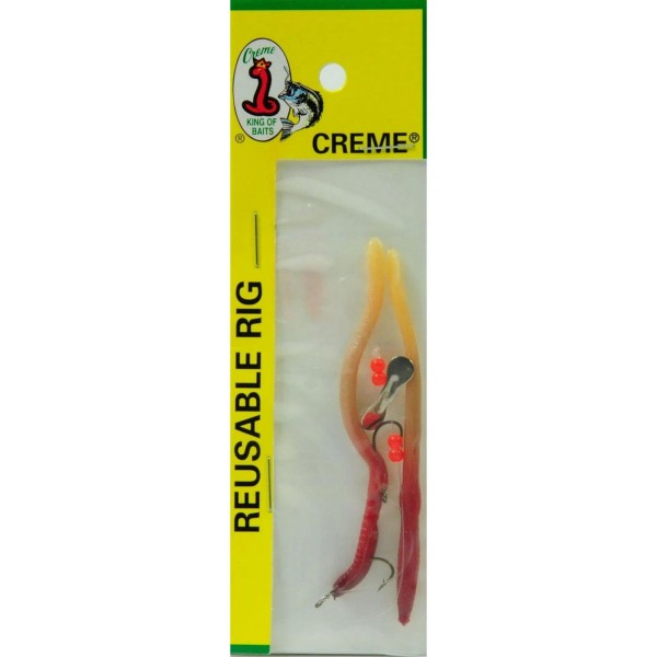 Creme 3.5" Trout Midjit Crawler Rig Lure – Live Color
