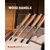 EZARC 6 Pieces Wood Chisel Tool Sets Woodworking Carving Chisel
